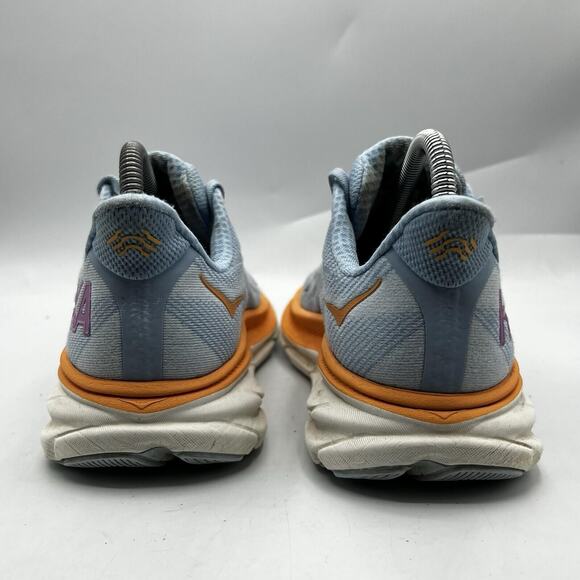 Hoka One One Clifton 9 Women Size 7.5 Blue Running Shoes Sneakers B1127896 ABIW - Picture 7 of 13